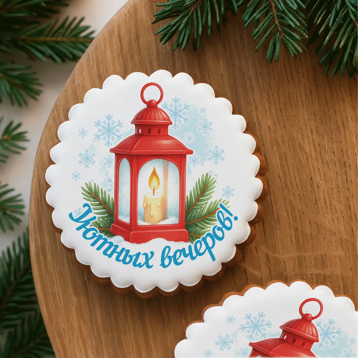 Круглые открытки 01